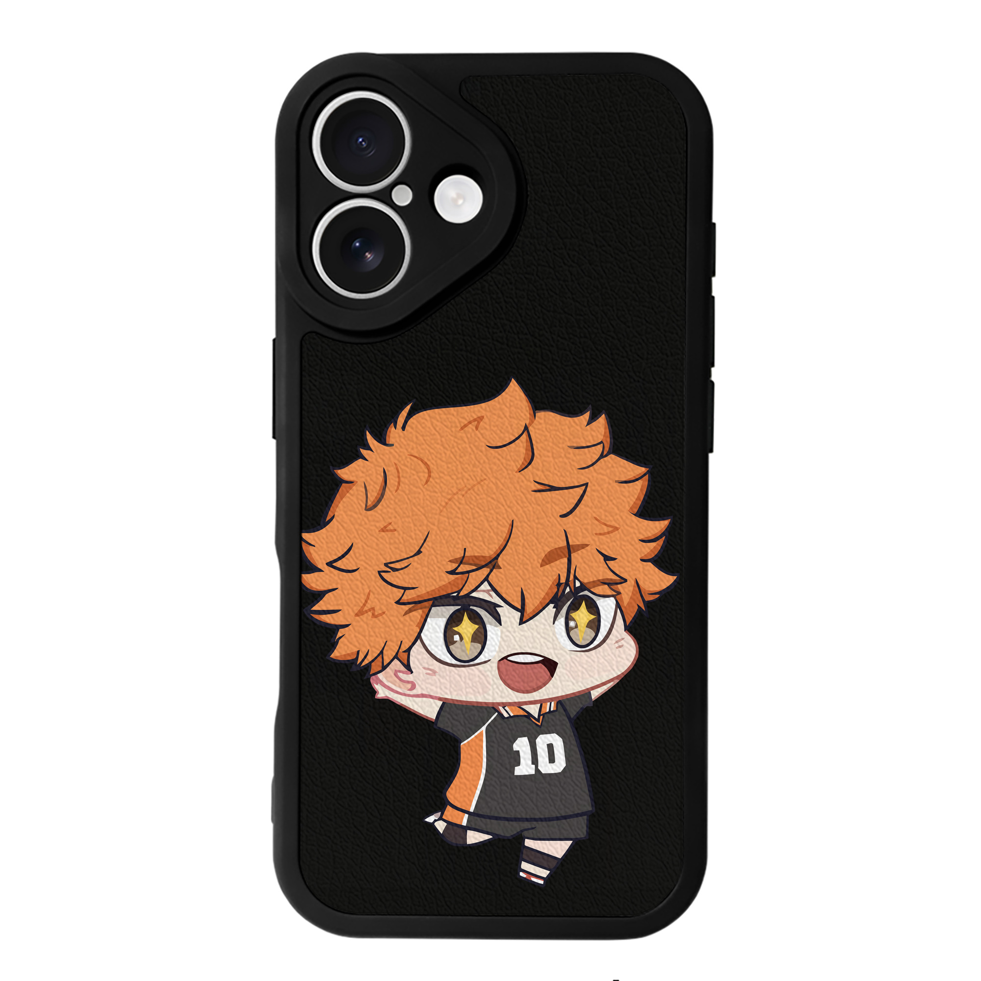 （画像用） ハイキュー!! Haikyu!! 【iPhone 16シリーズ対応】シリコンスマホケース（レザー調） 材質：シリコン